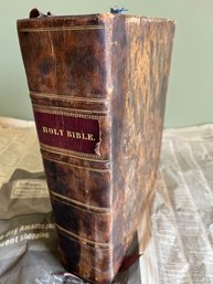 Antique Bible Dated 1881 Old And New Testament King James Of England - A06