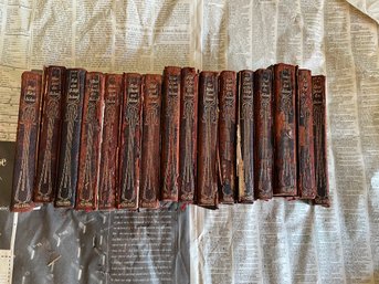 Vintage Lot Of 16  Books - Works Of Charles Dickens Including Great Expectations - A08