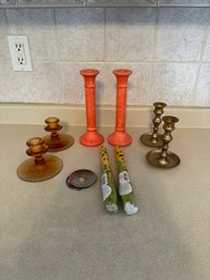 #578 Lot Of 6 Candle Holders