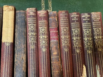 Ten Antique Assorted Books Includes Author Berkley, Parkman Plus - A65