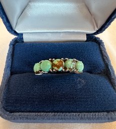 New Sterling Silver And Turquoise Ring - 32