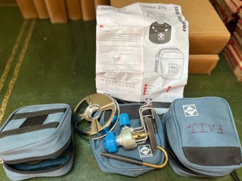 Three Camping Gas Turbo 279 Sets Complete With Cases - A68