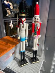 Tall Wooden Nutcrackers