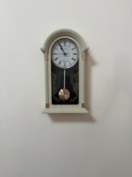 #640 Decorative Ingraham Quartz Clock 17'T