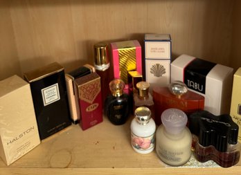 #648 Lot Of 16 Perfumes (Coco By Chanel, Halston, Tabu, Poison & Much More)