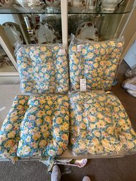 4 New Croscill Seat Cushions - A