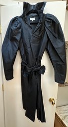 Aggelo Designer - Black Taffeta Dress With Removable Belt - MB07