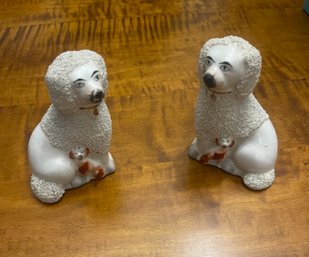 Pair Of Staffordshire Dogs