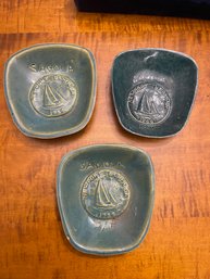 3 Bermuda Pottery Bowls