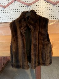 #709 COACO Faux Fur Vest Size XL