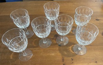 7 Stuart Clifton Park Crystal Wine Glasses