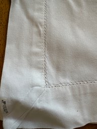 Large White Linen Table Cloth - DR20