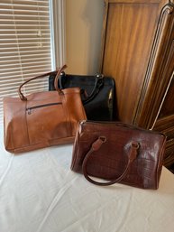 #721 Lot Of 3 Handbags