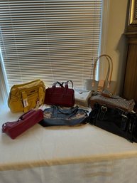 #724 Lot Of 8 Handbags Some New With Tags