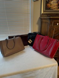 #726 Lot Of 4 Briefcases New W/ Tags