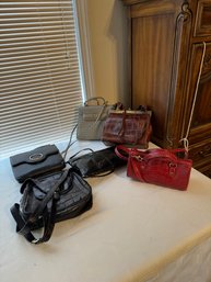 #727 Lot Of 6 Small Handbags