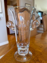 Essex County Club 100th Invitational Four-Ball 2019 Engraved Glass Vase - DR21
