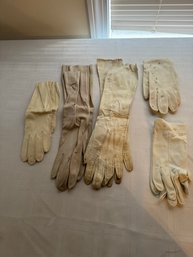 #734 Lot Of 5 Vintage Gloves