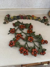 #756 Lot Of 2 Decorative Wall Hangings
