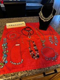 #4 Lot 14 Costume Jewelry Bling