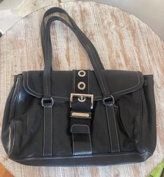 Black Prada Leather Handbag