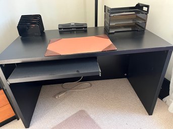 Black Computer Desk With Accessories - Of1