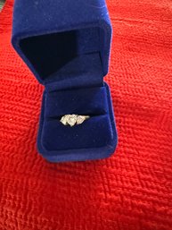 #18 10KT CZ Ring Size 6.5