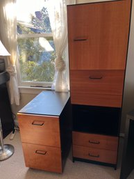 Office Storage / Desk Unit And File Cabinet From Container Store - Of2