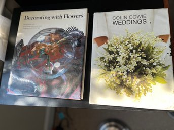 Two Coffee Table Books -  Decorating With Flowers And Weddings - Of5