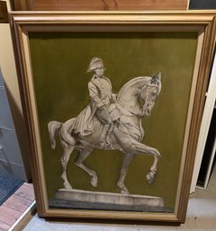 Original Painting Of Napoleon Bonapart Copied From Painting At The Louvre - S21