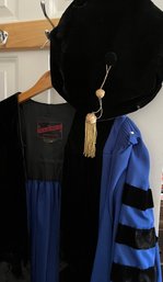 Black & Blue Academic Robe