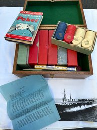 RARE WWII Poker Set Believed To Be Owned By Rear Admiral Erdmann