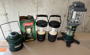 Four Camping Lanterns Including Coleman Signature Outdoor Gear Lantern - B31