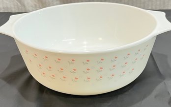 Vintage Pyrex Laura Ashley Tulips Casserole Dish Made In England