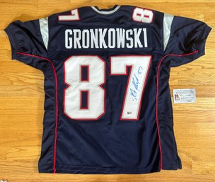 Rob Gronkowski #87 Authentic Signed Pro Style Jersey With COA -f6