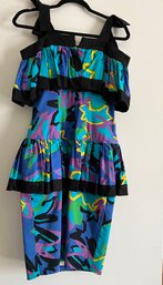 Isabell Gerbart Of Houston Colorful Layered Ruffled Dress - MB13