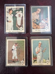 4 Baseballs Greatest Ted Williams Cards #44,#45,#46,#47 -F14