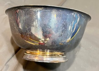 Paul Revere 'Sons Of Liberty' Bowl Silverplate? Appears To Have Straight Crack In Pics.
