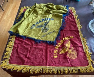 Two Vintage World War 2 Marine Corps Shawls? -F22