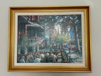 Kevin J Shea: Joes American Bar & Grill Newbury Street Boston Limited Edition Framed Print 6/950 - F37