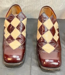 Mens Snazzy Vintage Loafer By Padrino Size 9 Made In Spain