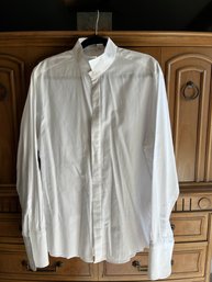 Valentino UOMO White Men's Dress Tux Shirt - MB45