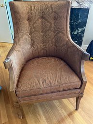 Wonderful Brocade Fabric Arm Chair