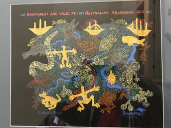 ' Rain Forrest & Wildlife'  Aboriginal Art-  Original
