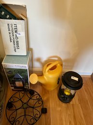 Coleman Lantern W/ Remote, Outdoor Lantern, Power Strip, Watering Can - F5