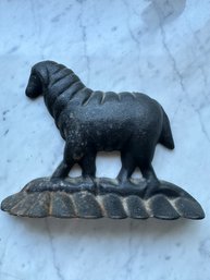 Cast Iron Ewe Merino Sheep Door Stop - LR1