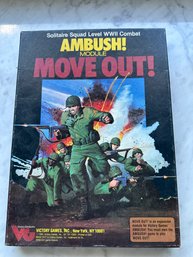 Ambush! Module Move Out! Solitaire Squad Level WWII Combat - LR10