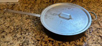 Large Commercial Aluminum Cookware/Calphalon Frying Pan With Lid - LR25