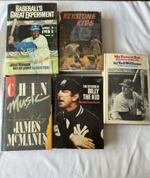 #88  Lot Of 5 First Edition Baseball Books