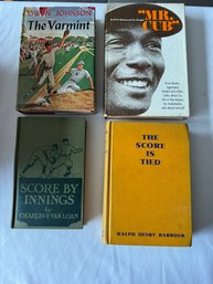 #94 Lot Of 4 Baseball Books